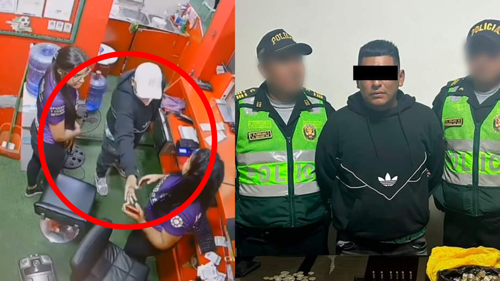Trujillo: Policía frustra asalto y captura a delincuente en casa de apuestas