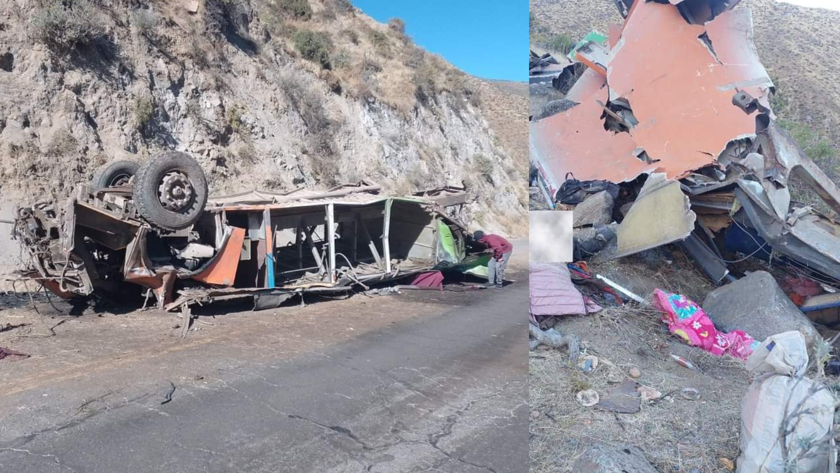 Tragedia en Huancavelica: Aumenta a 20 la cifra de fallecidos tras volcadura de bus interprovincial