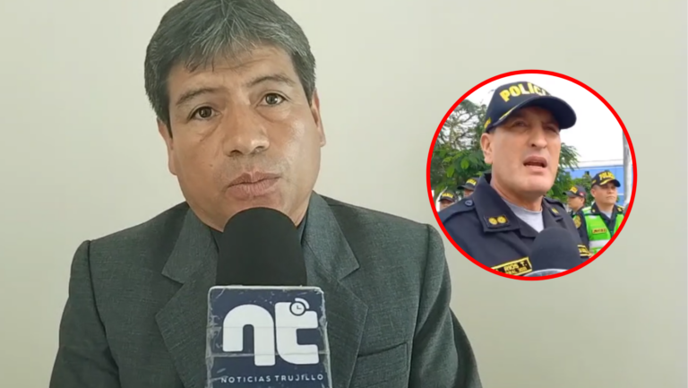 La Libertad: Consejero pide al general PNP Ríos Tiravanti a ser más firme contra la delincuencia