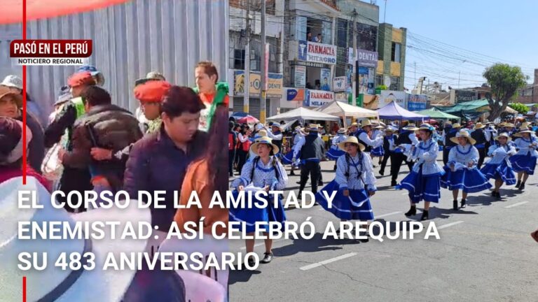 Pasó en el Perú | El corso de la amistad y enemistad: Así celebró Arequipa su 483° aniversario