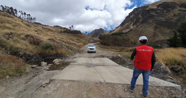 Contraloría: proyecto vial en Santiago de Chuco presenta deficiencias en construcción y deterioro prematuro