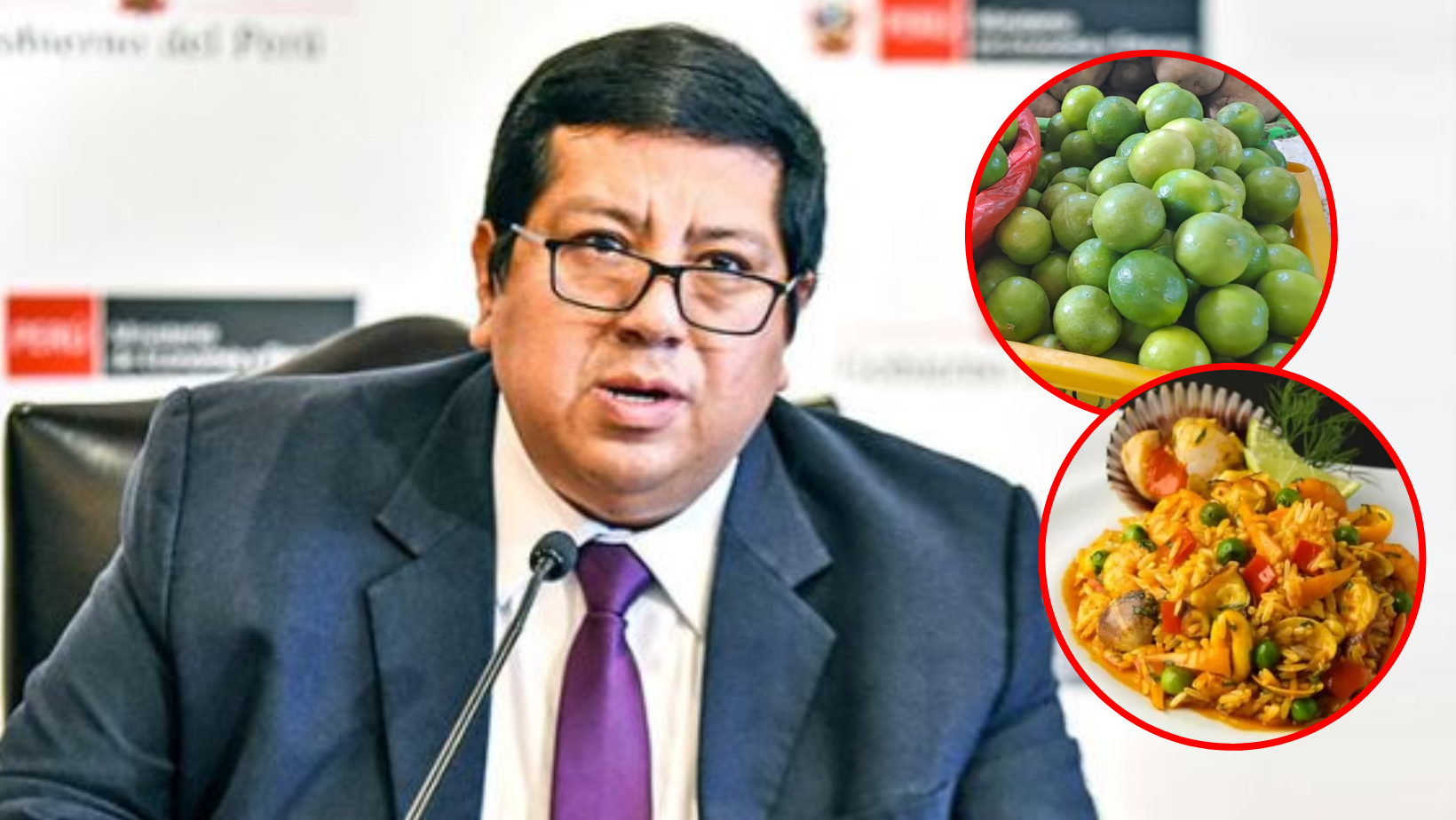Ministro de Economía recomienda consumir arroz con mariscos en lugar de ceviche ante el incremento del limón