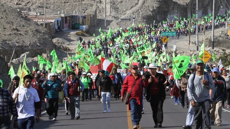 El Valle de Tambo se levanta: Anuncian marcha contra Dina Boluarte en el Perumin