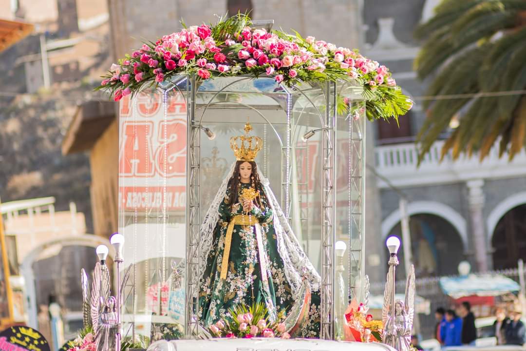 Recorrido de la Virgen de la Puerta de Otuzco en la ciudad de Trujillo