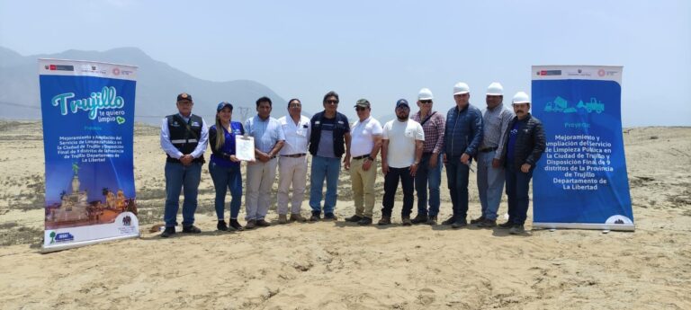Trujillo: Realizan entrega de terreno para la construcción del nuevo Relleno Sanitario