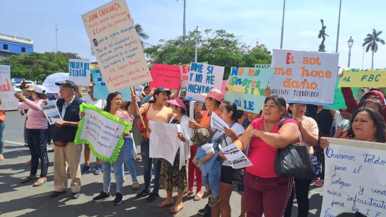 Trujillo: padres de familia exigen construcción del colegio Francisco Bolognesi en El Porvenir