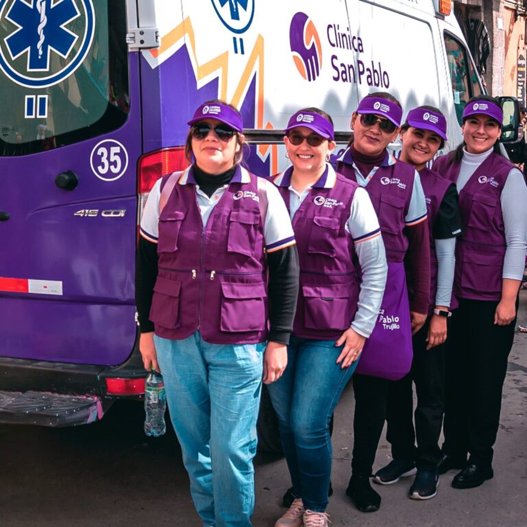 Clínica San Pablo Trujillo se suma al Festival de la Primavera para garantizar la atención médica en caso de emergencia