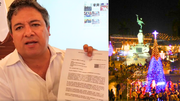 Trujillo: Alcalde Arturo Fernández no otorgará permiso para el festival de luces y colores por Navidad