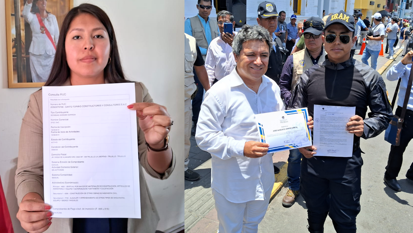 Trujillo: Prefecta regional envía carta notarial a sereno homenajeado por Arturo Fernández por presunta difamación
