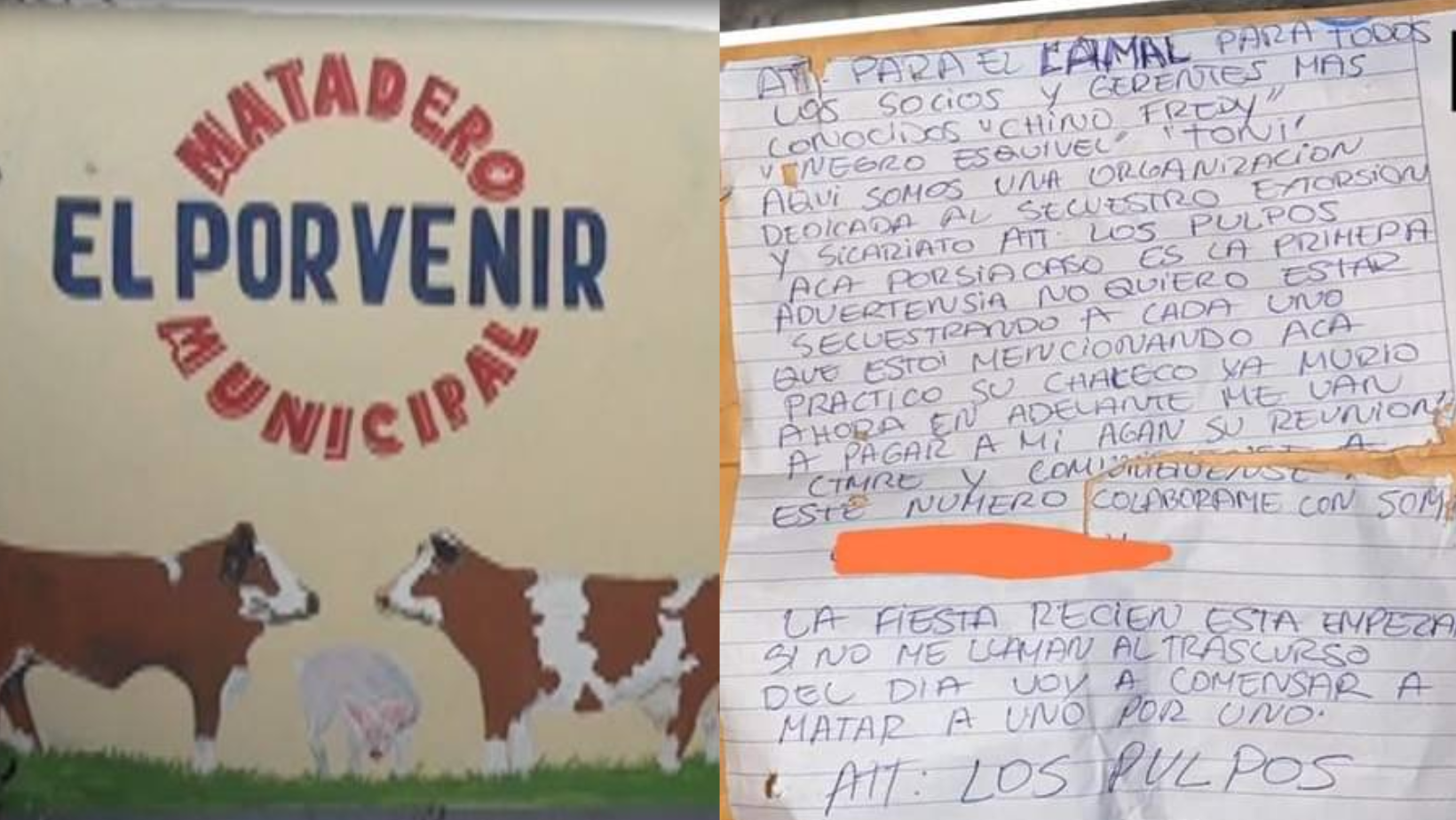 Trujillo: Banda criminal "Los Pulpos" exige 50 mil soles a socios del Camal de El Porvenir