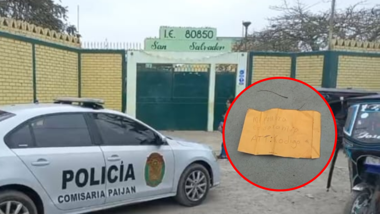 La Libertad: Delincuentes detonan explosivo en colegio de Paiján, durante celebración de la Canción Criolla