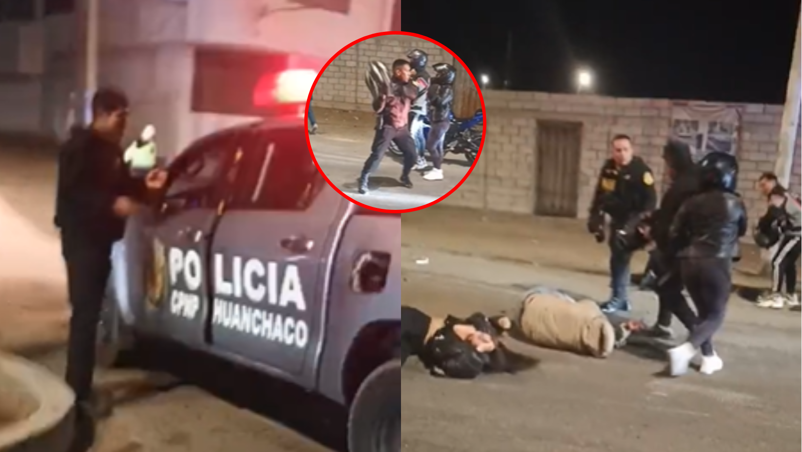 Trujillo: Policía deja malheridos a motociclistas tras intervenirlos golpeándolos con un casco