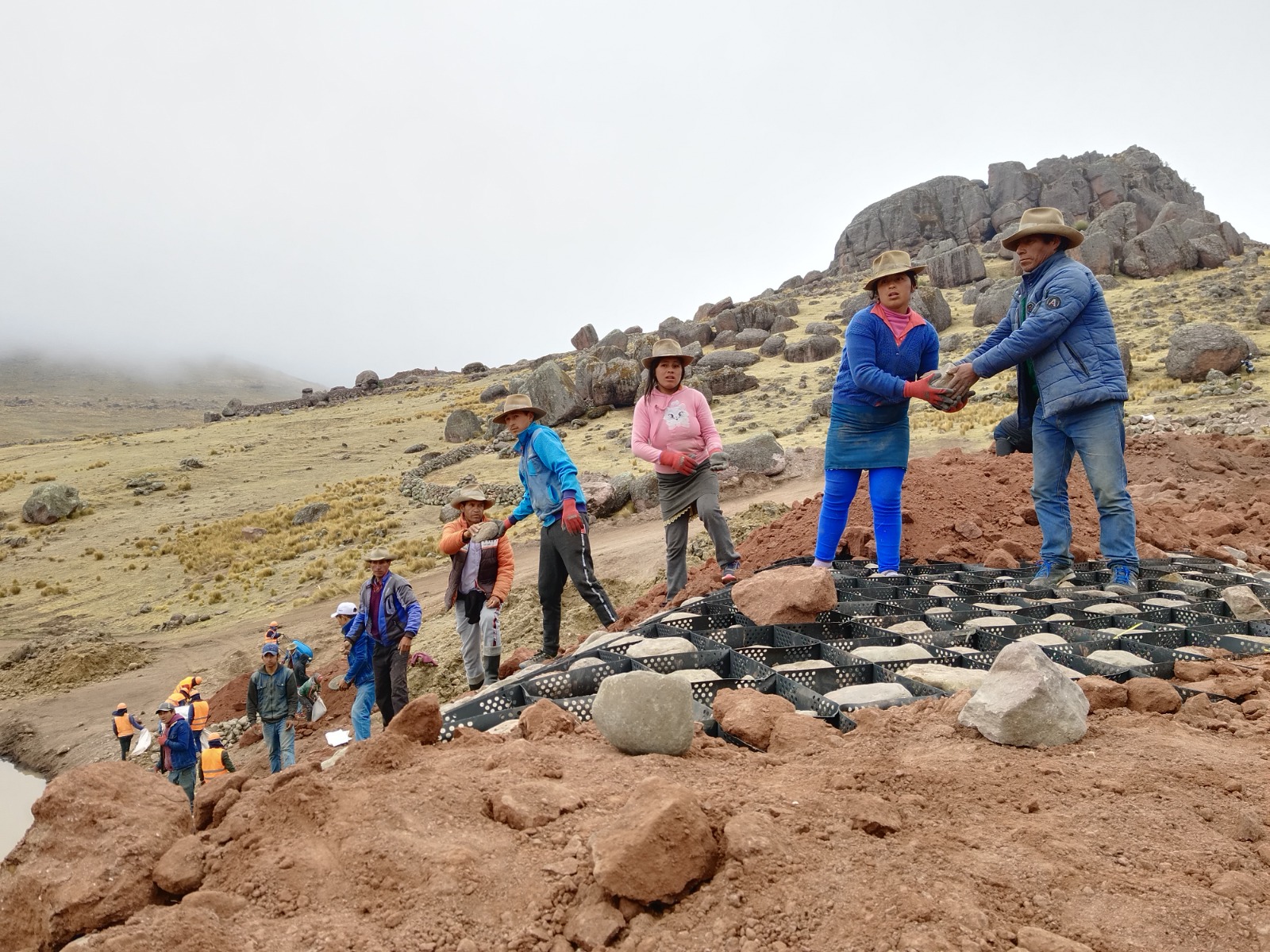 Santiago de Chuco: Qocha Pilihuachaque tiene una avance de 90% y beneficiará a 220 campesinos