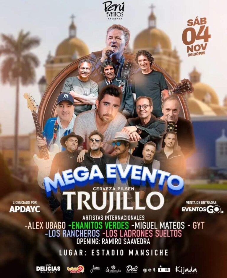 Trujillo: Megaevento se acerca este 4 de noviembre