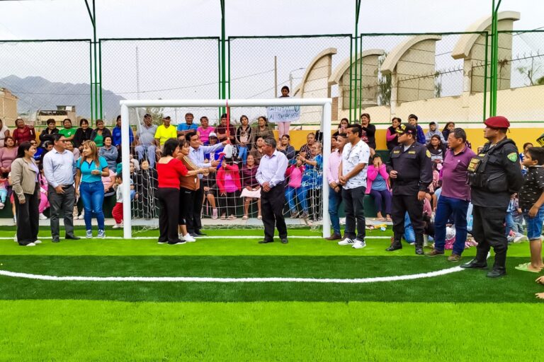 Florencia de Mora: inauguran nuevo complejo deportivo