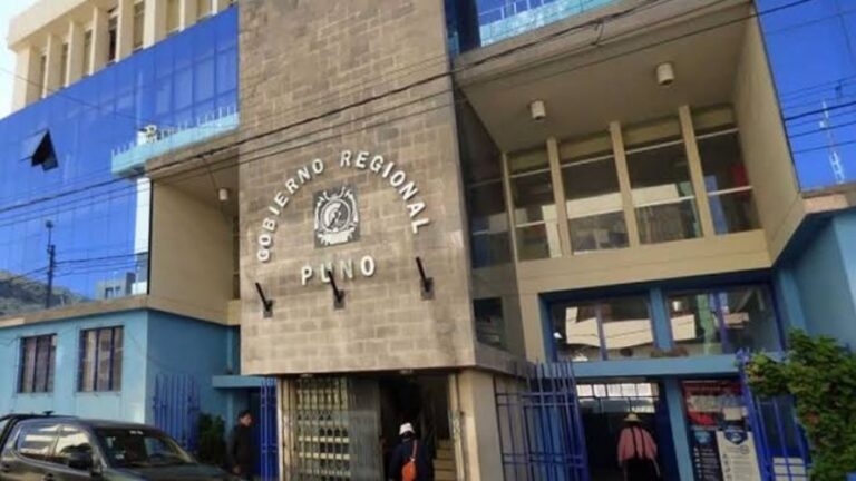 GORE Puno con 40 % de ejecución presupuestal a dos meses de terminar el año