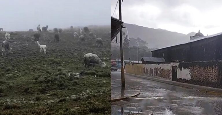 Ica: Empezaron las lluvias en las zonas altas y aumenta el caudal de los ríos