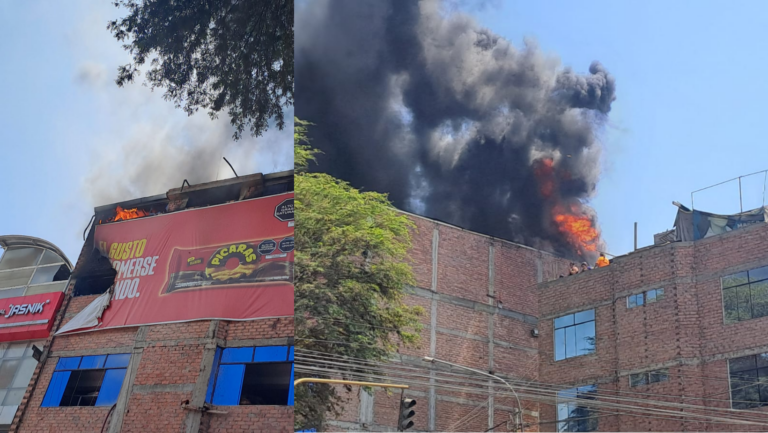 Trujillo: Nuevo incendio arrasa con edificio cerca de donde, hace menos de dos meses, el fuego consumió cinco inmuebles