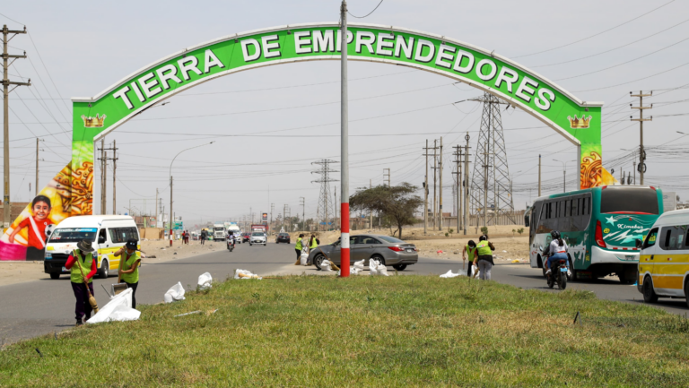 La Esperanza: Remodelan entrada norte a la ciudad de Trujillo