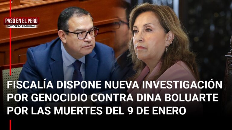 Pasó en el Perú | Puno: Nueva investigación fiscal por genocidio contra Dina Boluarte