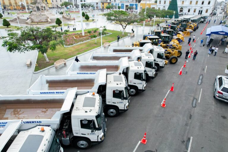 La Libertad: adquieren maquinaria valorizada en S/ 34 millones para la mejora de carreteras