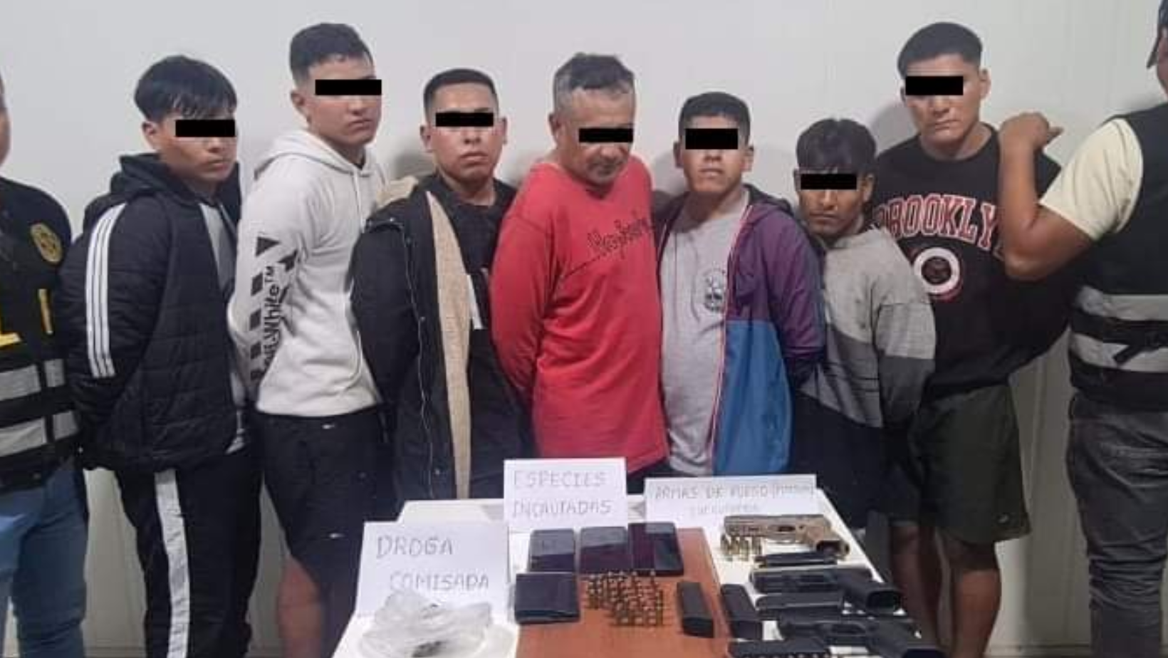 La Libertad: Audiencia de prisión preventiva contra siete sujetos por asalto y homicidio en minera de Pataz