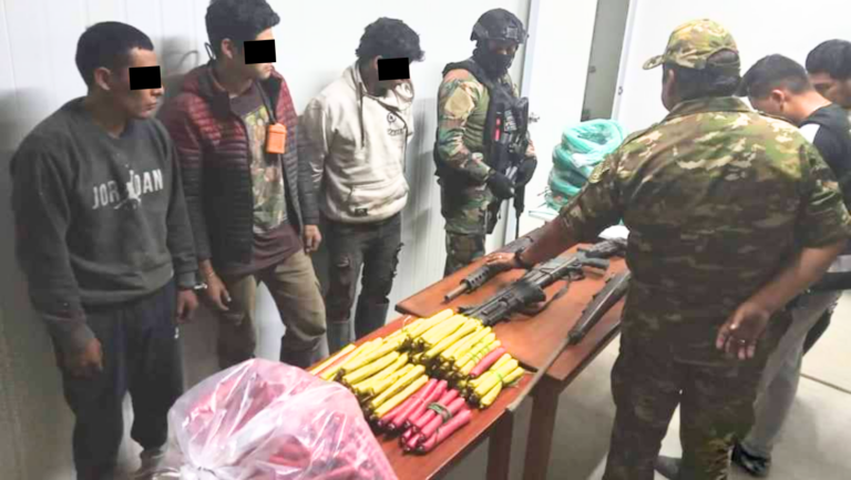 La Libertad: Detienen a sujetos con armas y dinamita en Pataz