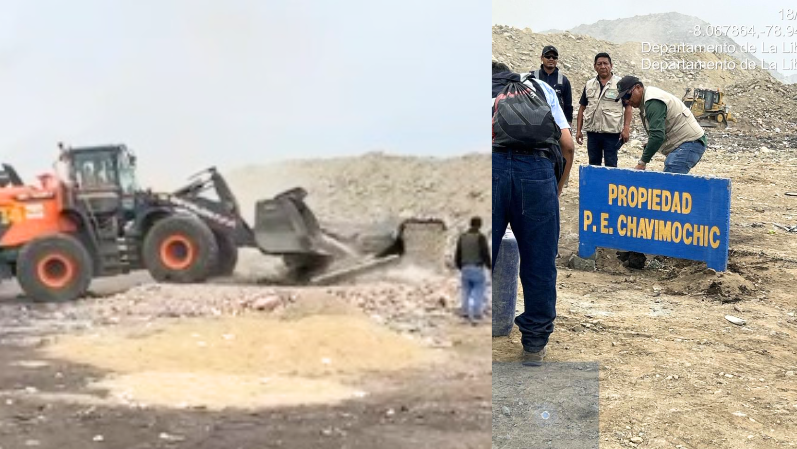 La Libertad: Operativo de recuperación de áreas invadidas en el Proyecto Especial Chavimochic