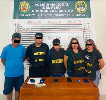 Trujillo: Desarticulan banda criminal "Los Novatos del Valle" que exigían 10 mil soles a ciudadano