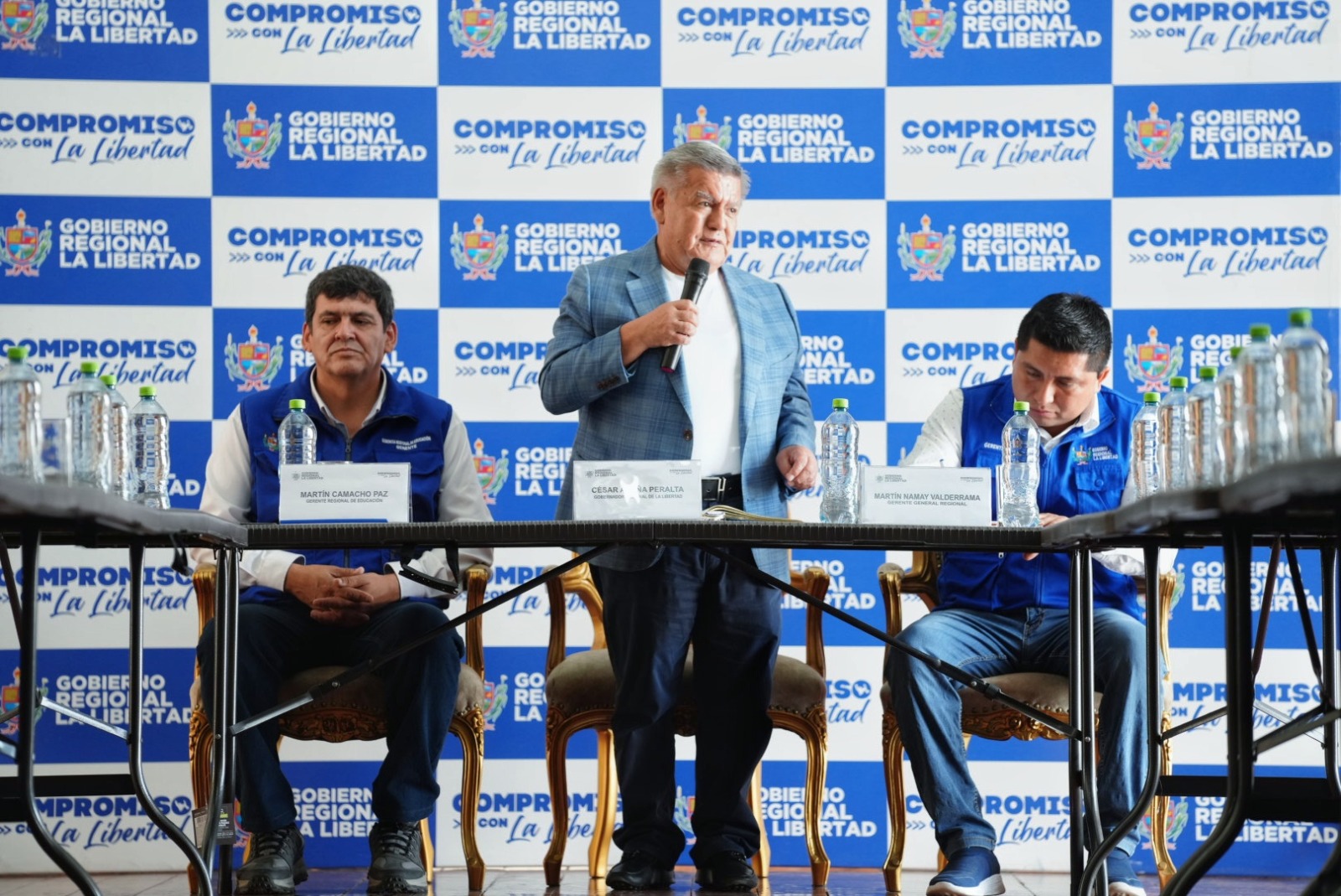 La Libertad: César Acuña evaluará a gerentes del Gobierno Regional para posibles cambios