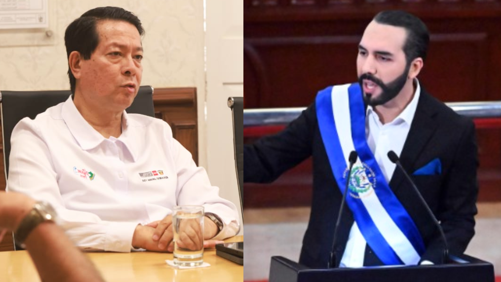 Ministro anuncia aplicar estrategias de Bukele para combatir la delincuencia en el Perú