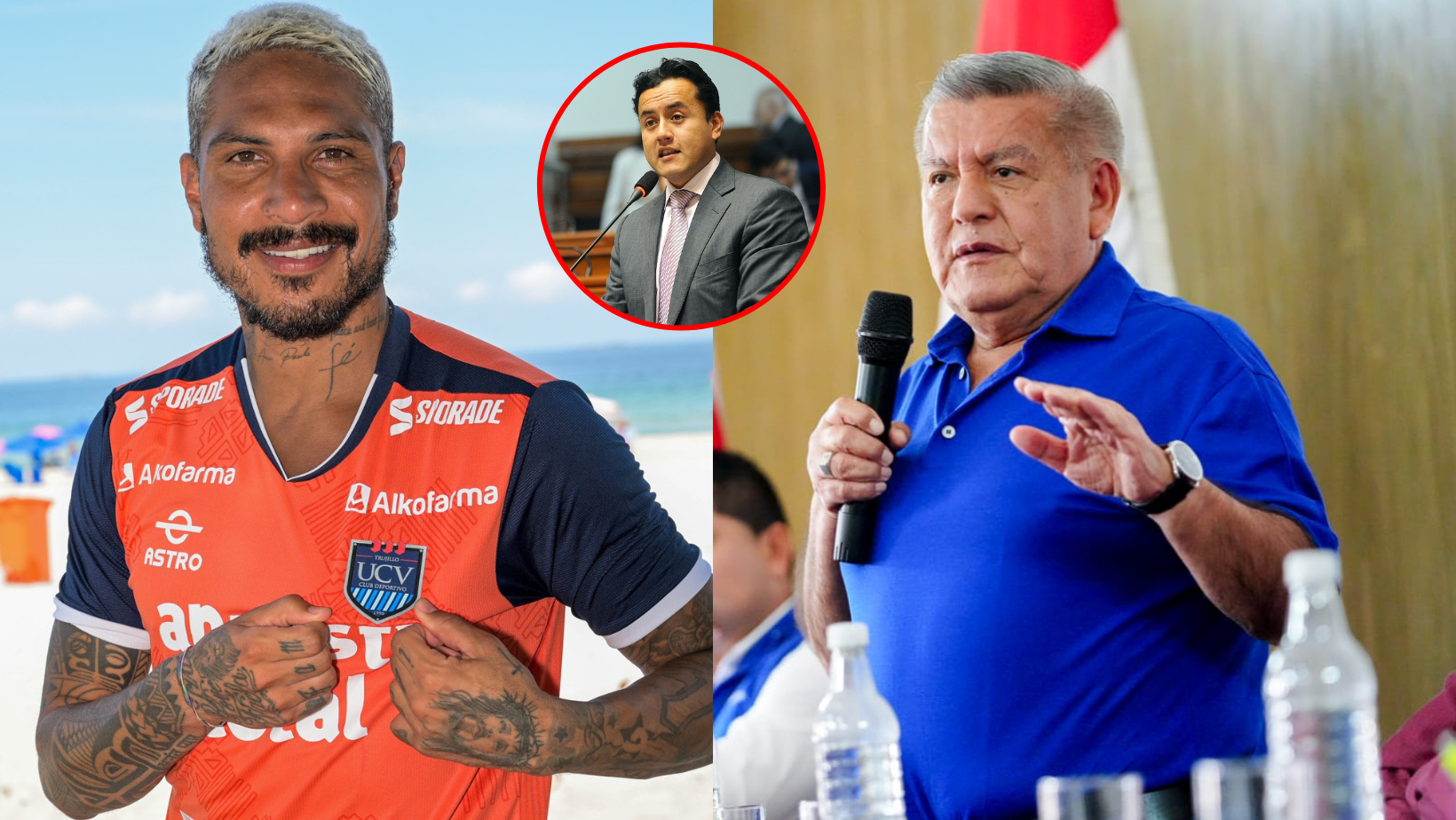 Trujillo: César Acuña intercederá por Paolo Guerrero para finalizar contrato con la UCV
