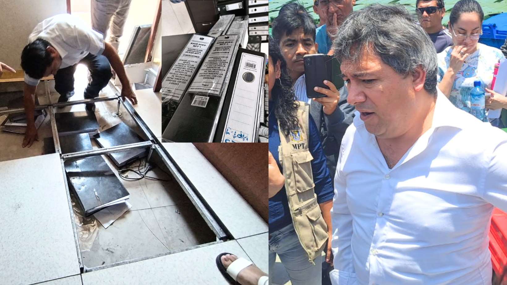 Trujillo: Encuentran documentos de la gestión de Arturo Fernández escondidos en un falso piso
