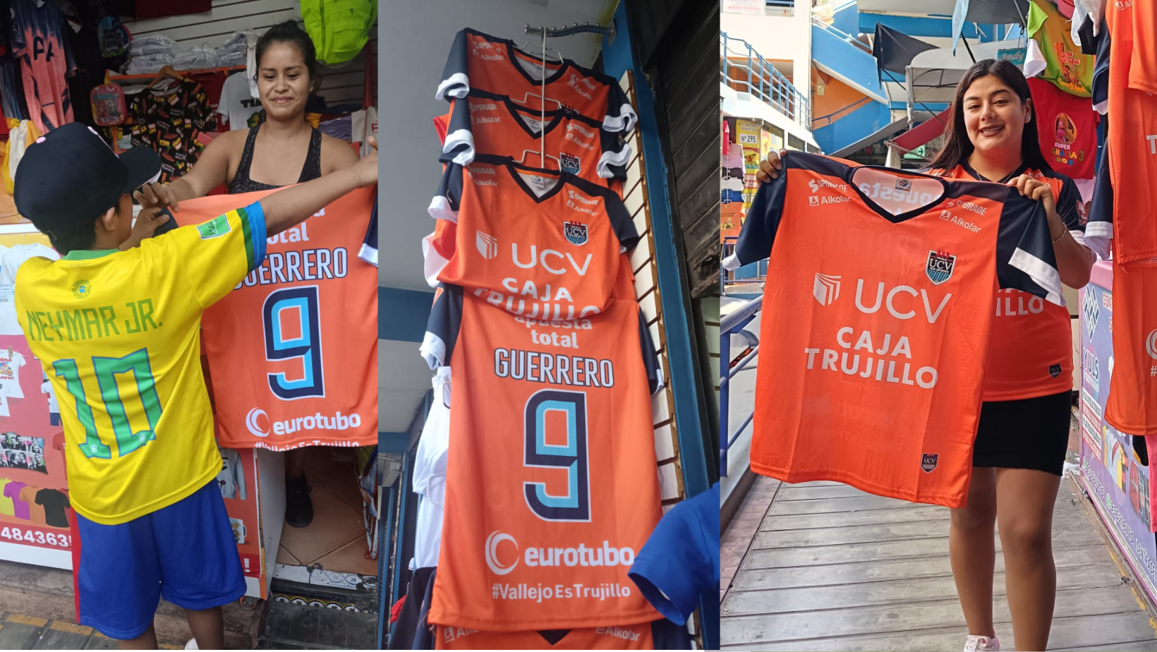 Trujillo: ventas de camisetas de Guerrero se incrementan en la ciudad