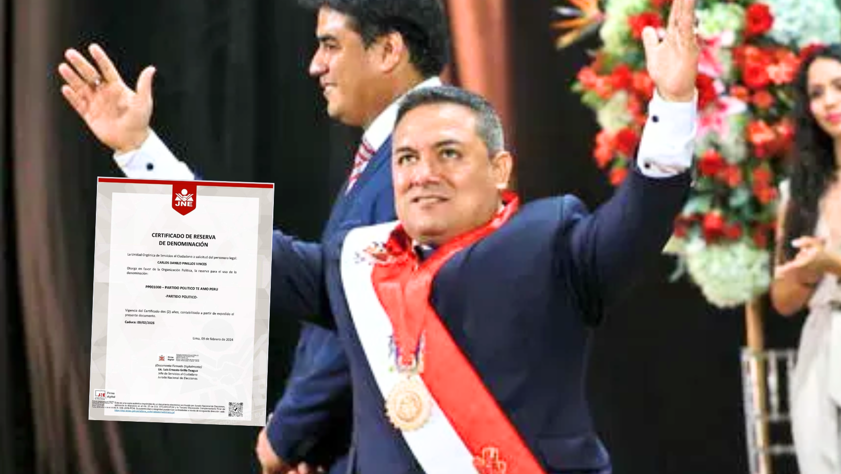 Arturo Fernández anuncia la creación de partido político "Te amo Perú"
