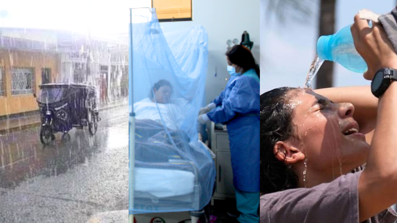 Alerta: Lluvias, dengue, ola de calor y sarampión impactan a todo el Perú