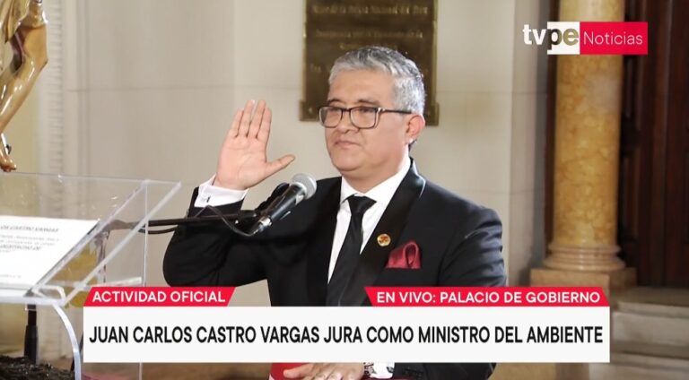 Juan Carlos Castro Vargas es el nuevo ministro del ambiente