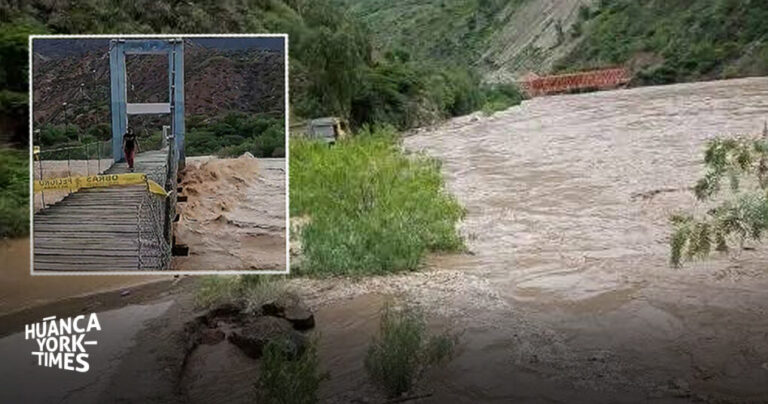 Río Mantaro continúa incrementando su caudal: Alcanzó su umbral naranja y amenaza con inundaciones