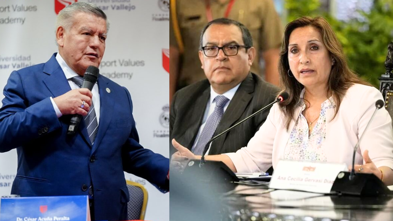 César Acuña: "Premier Otárola debe aclarar su situación ante Dina Boluarte"