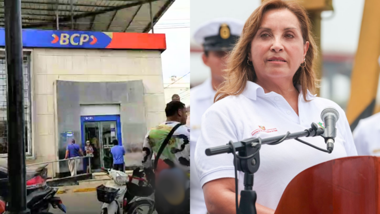 La Libertad: Asaltan a cliente en BCP antes de la llegada de la presidenta Dina Boluarte
