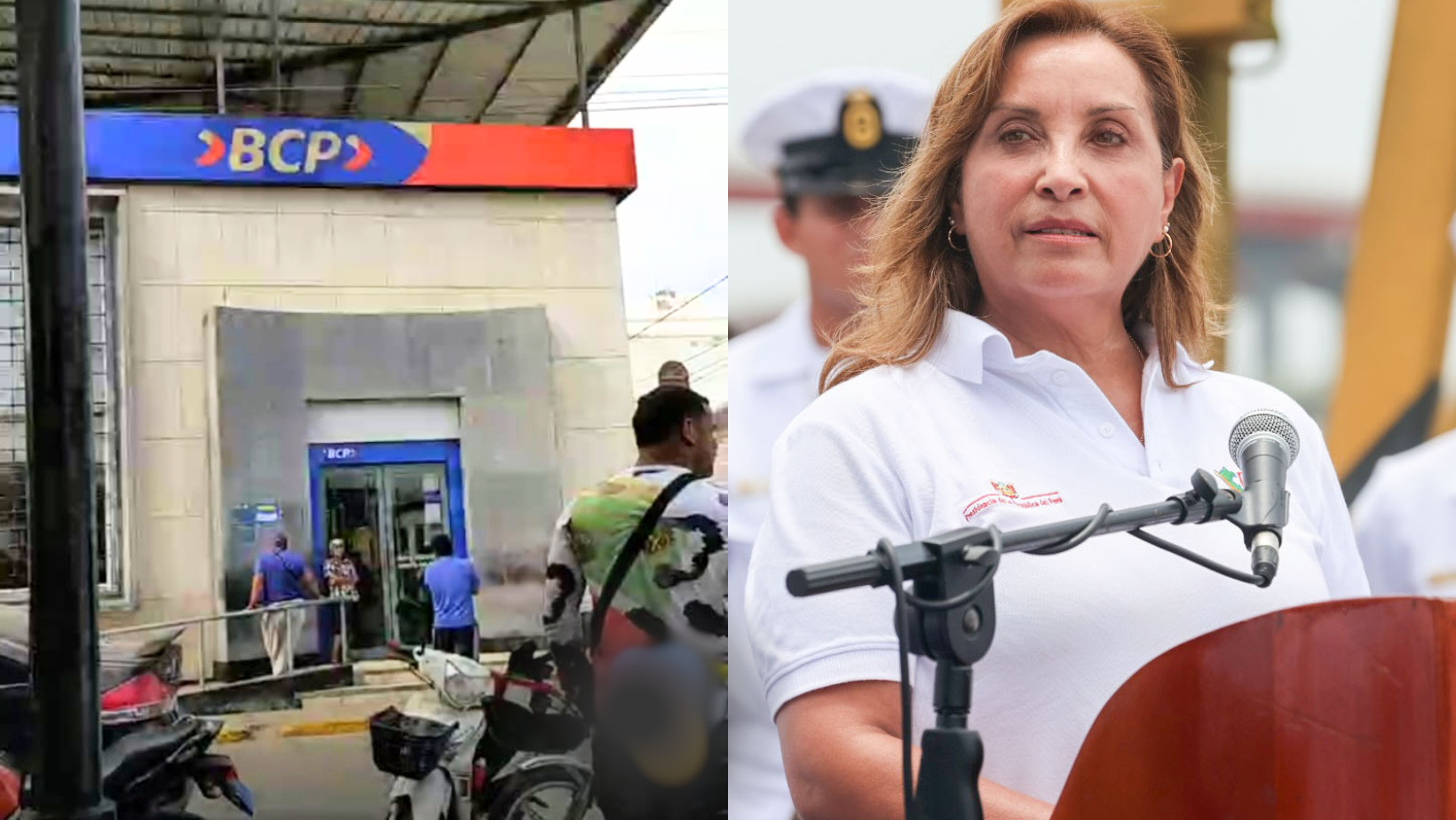 La Libertad: Asaltan a cliente en BCP antes de la llegada de la presidenta Dina Boluarte