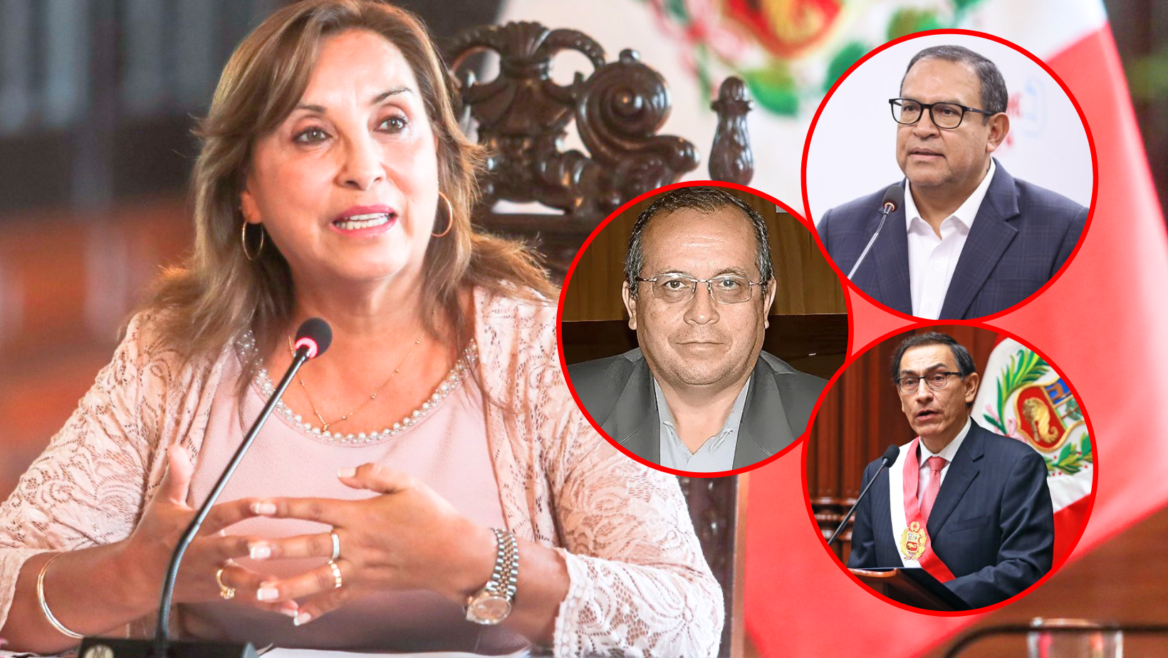 Dina Boluarte rechaza complot entre su hermano Nicanor y Vizcarra en la salida de Otárola
