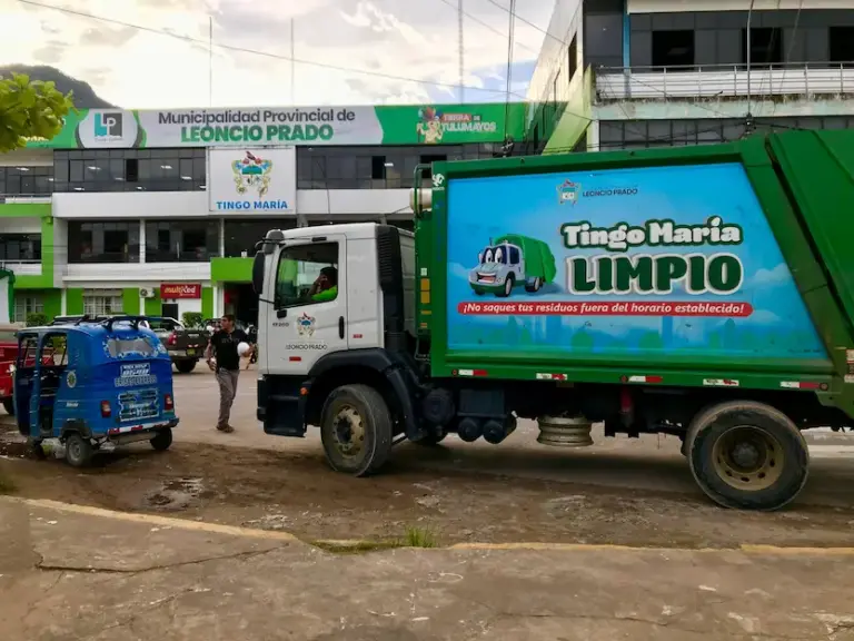 Tingo María: Implementan nuevas rutas y horarios para el recojo de residuos