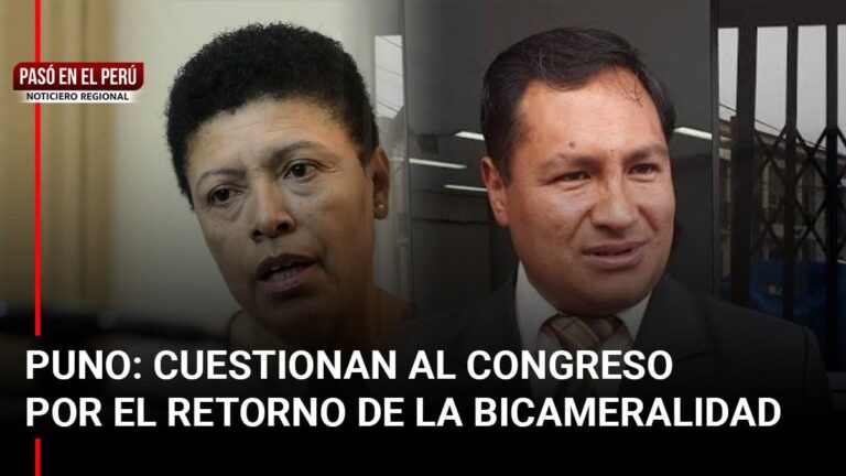 Pasó en el Perú | Cuestionan al Congreso por el retorno de la bicameralidad