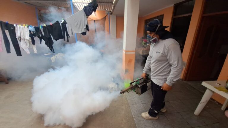 La Libertad: Iniciaron fumigación masiva en Casa Grande para combatir el dengue