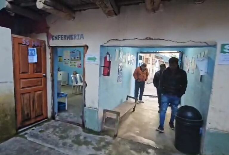 La Libertad: Posta de salud de Pataz está a punto de derrumbarse
