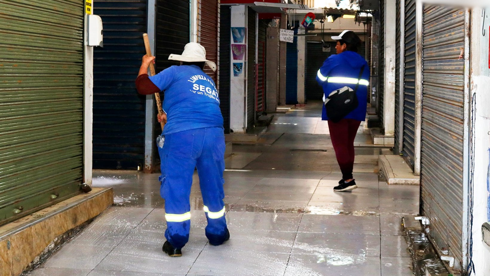 Trujillo: Realizan labores de limpieza y desinfección en el mercado exMayorista