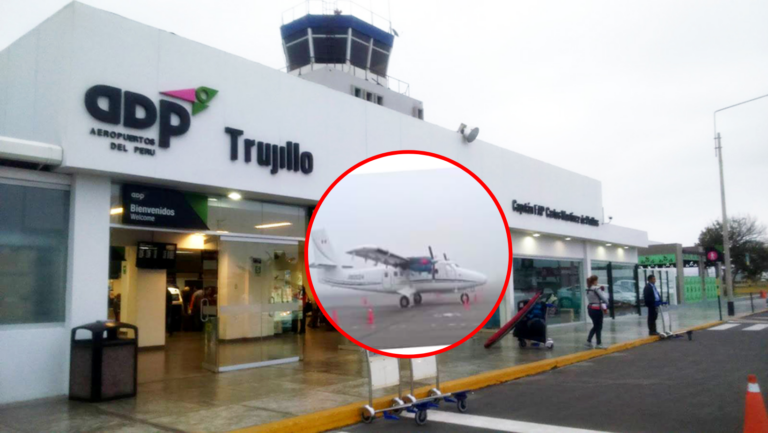 Trujillo: Suspenden vuelos en Aeropuerto debido a malas condiciones climáticas