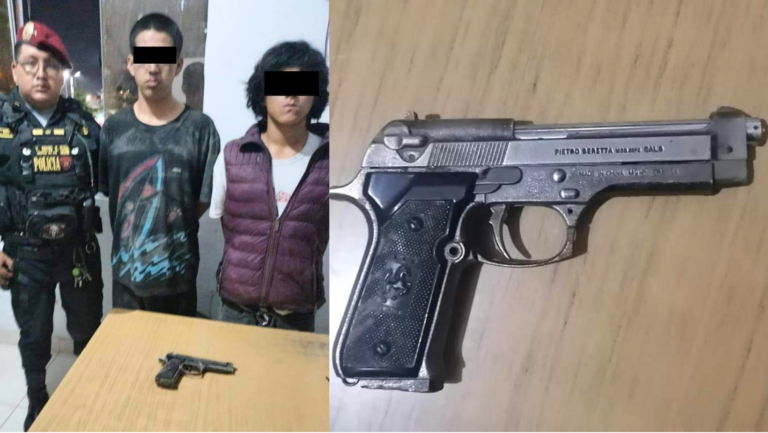 Trujillo: Detienen a menor edad tras asaltar a escolar con pistola