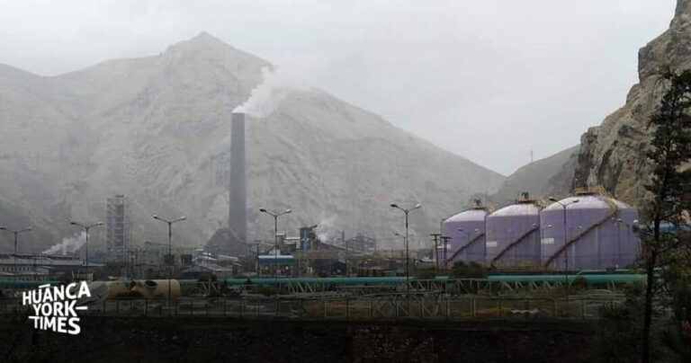 La Oroya vuelve a experimentar concentración de gases tras reactivación parcial del Complejo Metalúrgico